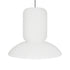 GLOBOSTAR® ROMINA 62003 Μοντέρνο Κρεμαστό Φωτιστικό Οροφής με Ντουί 1 x E27 AC 220-240V IP20 - Λευκό - Μ60 x Π60 x Υ48cm - ledmania.gr