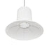 GLOBOSTAR® ROMINA 62003 Μοντέρνο Κρεμαστό Φωτιστικό Οροφής με Ντουί 1 x E27 AC 220-240V IP20 - Λευκό - Μ60 x Π60 x Υ48cm - ledmania.gr