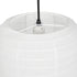 GLOBOSTAR® ROMINA 62003 Μοντέρνο Κρεμαστό Φωτιστικό Οροφής με Ντουί 1 x E27 AC 220-240V IP20 - Λευκό - Μ60 x Π60 x Υ48cm - ledmania.gr