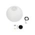 GLOBOSTAR® ROMINA 62004 Μοντέρνο Κρεμαστό Φωτιστικό Οροφής με Ντουί 1 x E27 AC 220-240V IP20 - Λευκό - Μ40 x Π40 x Υ40cm - ledmania.gr