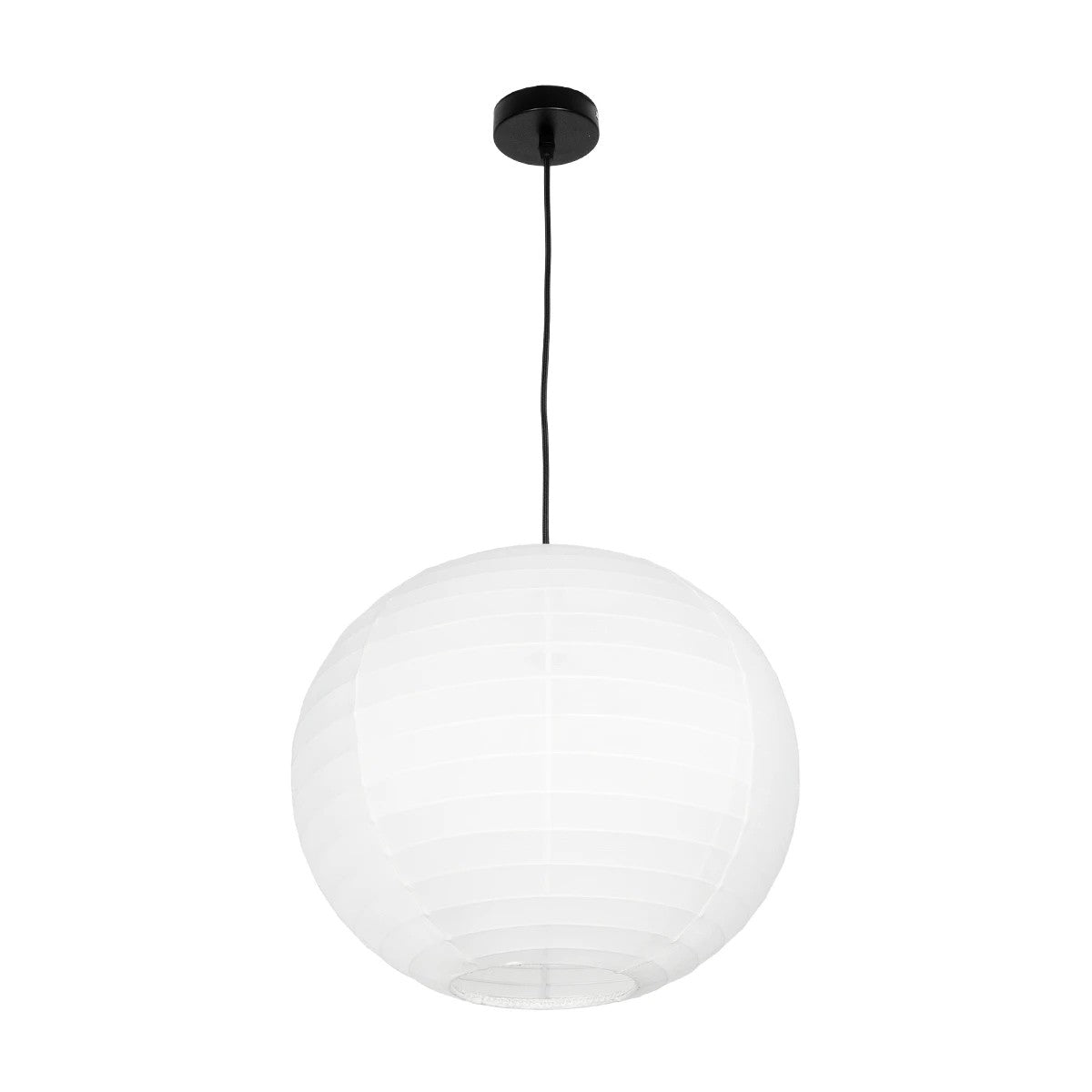 GLOBOSTAR® ROMINA 62004 Μοντέρνο Κρεμαστό Φωτιστικό Οροφής με Ντουί 1 x E27 AC 220-240V IP20 - Λευκό - Μ40 x Π40 x Υ40cm - ledmania.gr