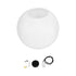 GLOBOSTAR® ROMINA 62005 Μοντέρνο Κρεμαστό Φωτιστικό Οροφής με Ντουί 1 x E27 AC 220-240V IP20 - Λευκό - Μ60 x Π60 x Υ60cm - ledmania.gr