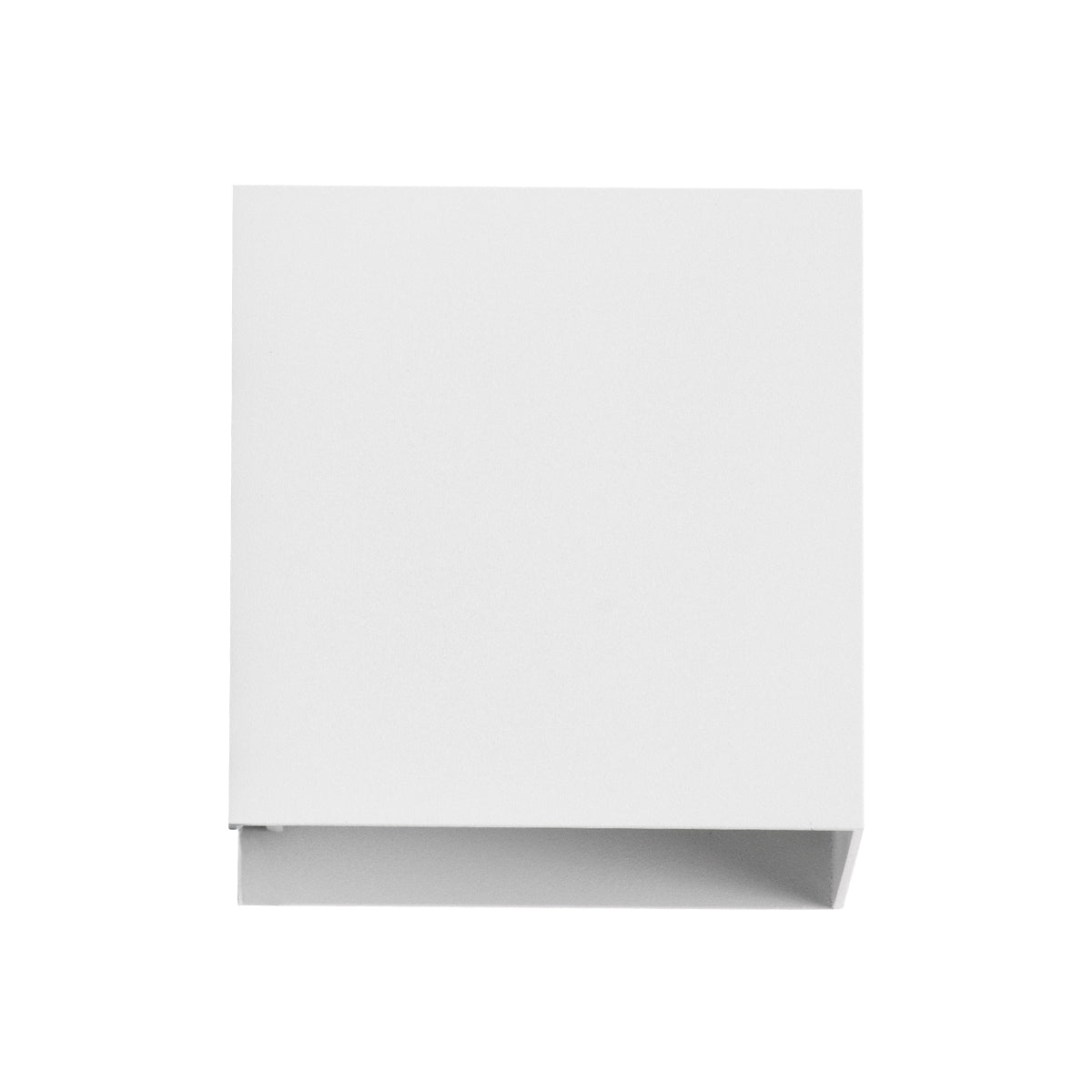 GloboStar® AXIS-S 60566 Φωτιστικό Τοίχου - Απλίκα Αρχιτεκτονικού Φωτισμού Εσωτερικού/Εξωτερικού Χώρου Up & Down LED 10W 1250lm 10 έως 60° AC 220-240V Αδιάβροχο IP65 Μ10 x Π10 x Υ10cm - Ψυχρό Λευκό 6000K - Λευκό - Bridgelux Chip - 3 Χρόνια Εγγύηση - ledmania.gr