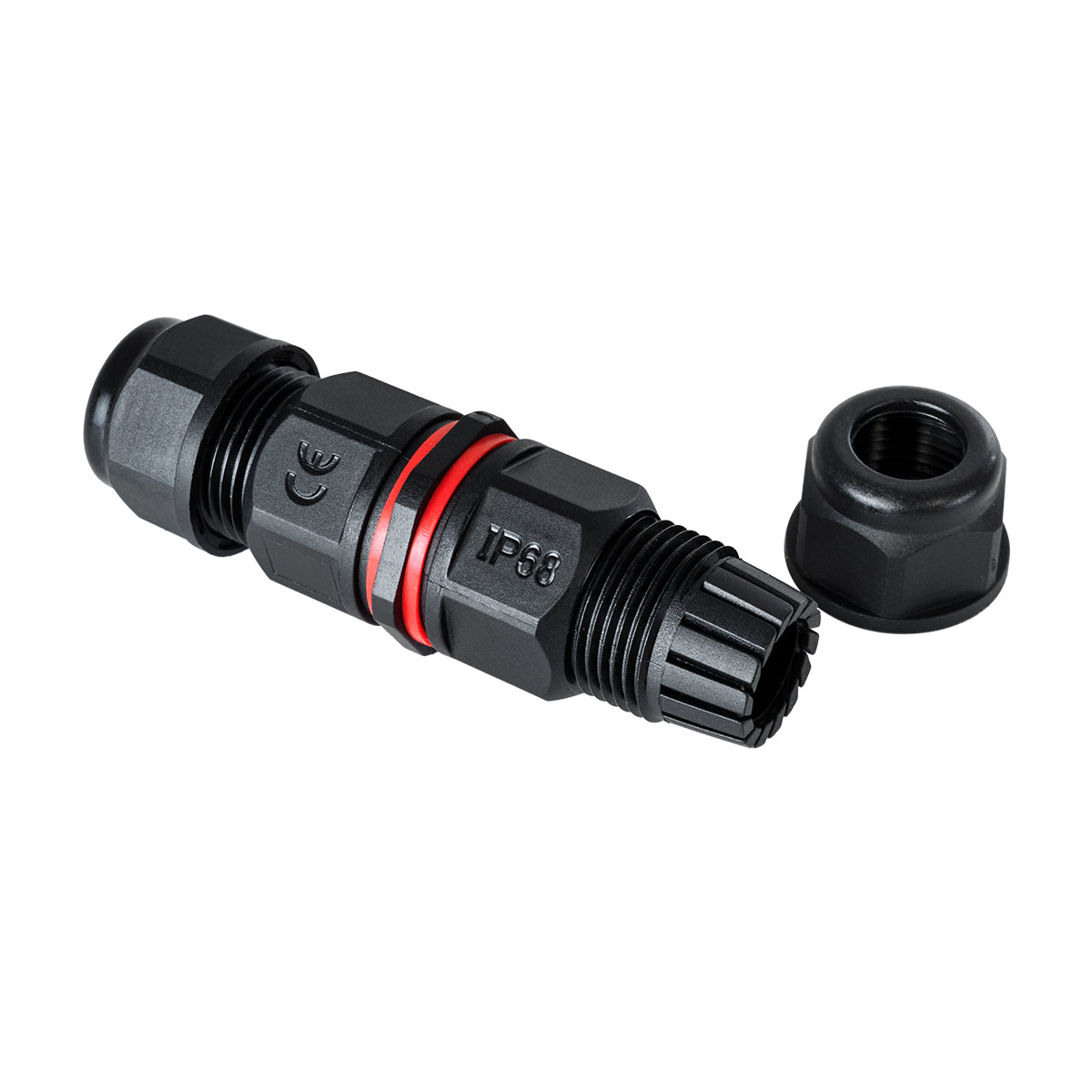 GLOBOSTAR® FAST-CONNECT 69919 Διπλός Ι Σύνδεσμος Ταχείας Σύνδεσης & Διακλάδωσης Καλωδίων - 1 x Είσοδος & 1 x Έξοδος - Εσωτερική Διπλή Κλέμα με Συμβατή Διατομή Καλωδίων 2 x 0.5mm² έως 2 x 1.5mm² - 450V 16A Max Αδιάβροχο IP68 - Μαύρο - Μ9 x Π2.5 x Υ2.5cm - ledmania.gr