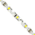GLOBOSTAR® ZIGZAG 70040 Ταινία LED 6W/m 660lm/m 120° DC 12V IP20 60 x SMD2835 Chip/m Ψυχρό Λευκό 6000K Dimmable - Sanan SMD Chip - Μ500 x Π0.6 x Υ0.1cm - Ρολό 5 Μέτρων - 5 Χρόνια Εγγύηση
