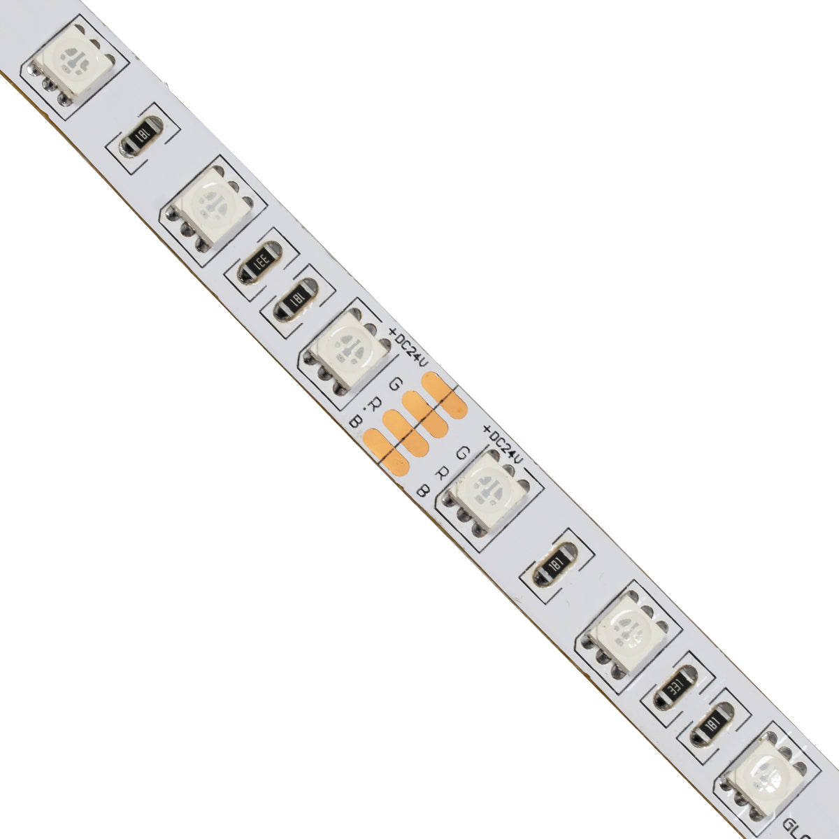 GLOBOSTAR® LUMAR 70229 Ταινία LED 14.4W/m 936lm/m 120° DC 24V IP20 60 x SMD5050 Chip/m Πολύχρωμο RGB Dimmable - Sanan SMD Chip - Μ500 x Π1 x Υ0.2cm - Ρολό 5 Μέτρων - 5 Χρόνια Εγγύηση