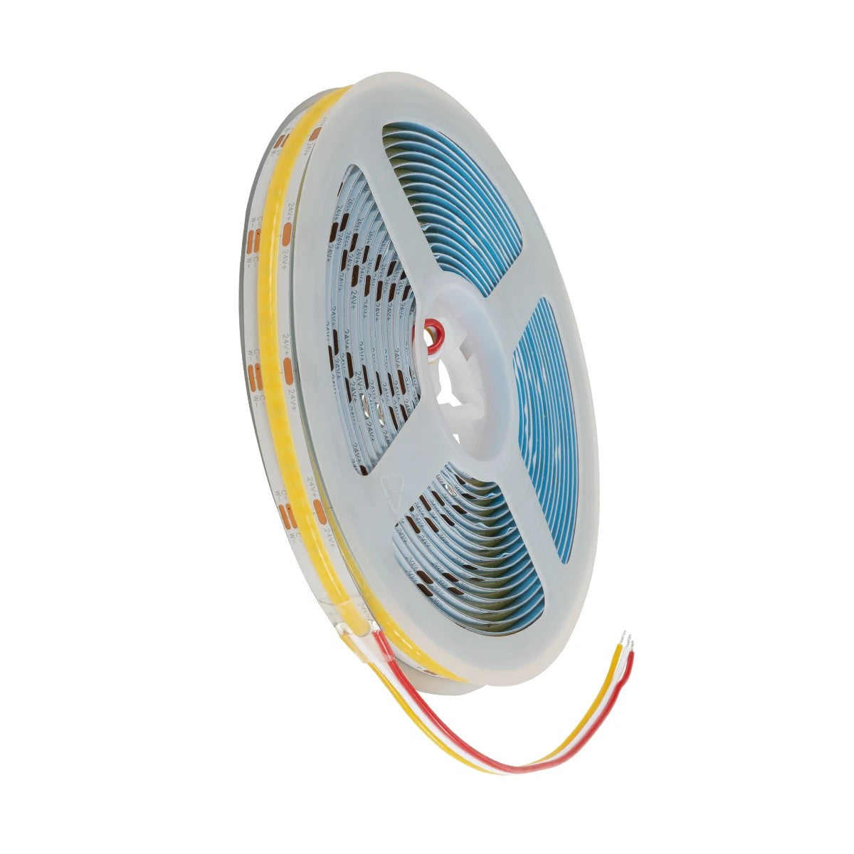 GLOBOSTAR® BEE 70349 Ταινία LED 14W/m 1540lm/m 120° DC 24V IP20 608 x COB Chip/m Ρυθμιζόμενο Λευκό CCT από 2700K έως 6000K Dimmable - Sanan COB Chip - Μ500 x Π1 x Υ0.2cm - Ρολό 5 Μέτρων - 5 Χρόνια Εγγύηση
