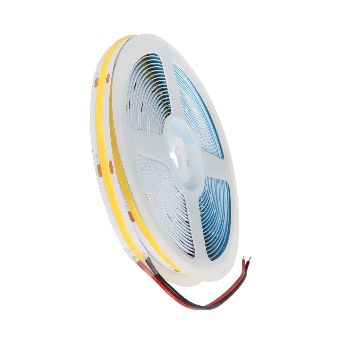 GLOBOSTAR® BEE 70350 Ταινία LED 10W/m 1100lm/m 120° DC 24V IP20 528 x COB Chip/m Ψυχρό Λευκό 6000K Dimmable - Μ500 x Π1 x Υ0.2cm - Ρολό 5 Μέτρων - 5 Χρόνια Εγγύηση - ledmania.gr