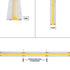 GLOBOSTAR® BEE 70350 Ταινία LED 10W/m 1100lm/m 120° DC 24V IP20 528 x COB Chip/m Ψυχρό Λευκό 6000K Dimmable - Μ500 x Π1 x Υ0.2cm - Ρολό 5 Μέτρων - 5 Χρόνια Εγγύηση - ledmania.gr