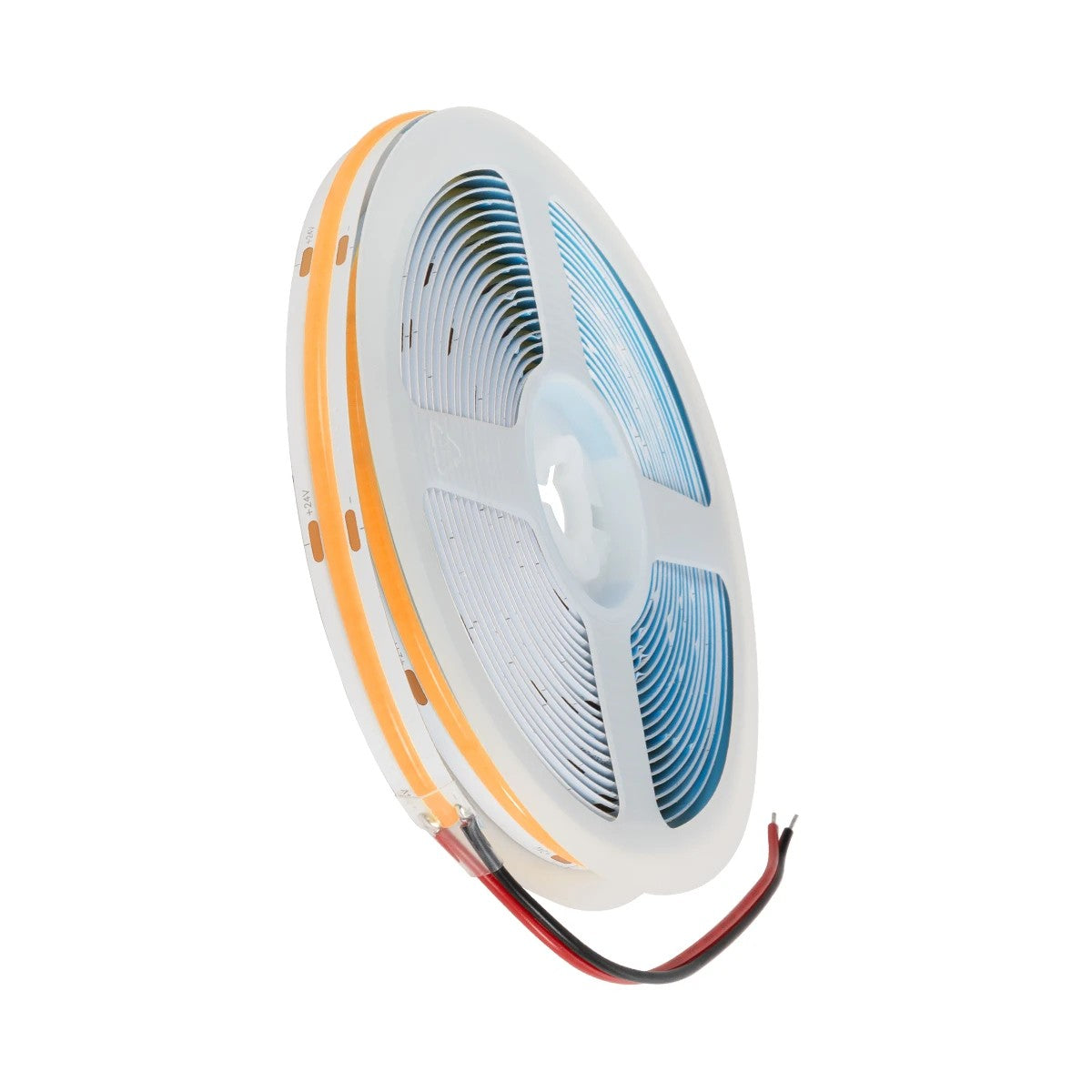 GLOBOSTAR® BEE 70353 Ταινία LED 10W/m 800lm/m 120° DC 24V IP20 528 x COB Chip/m Ultra Θερμό Λευκό 2200K Dimmable - Μ500 x Π1 x Υ0.2cm - Ρολό 5 Μέτρων - 5 Χρόνια Εγγύηση - ledmania.gr
