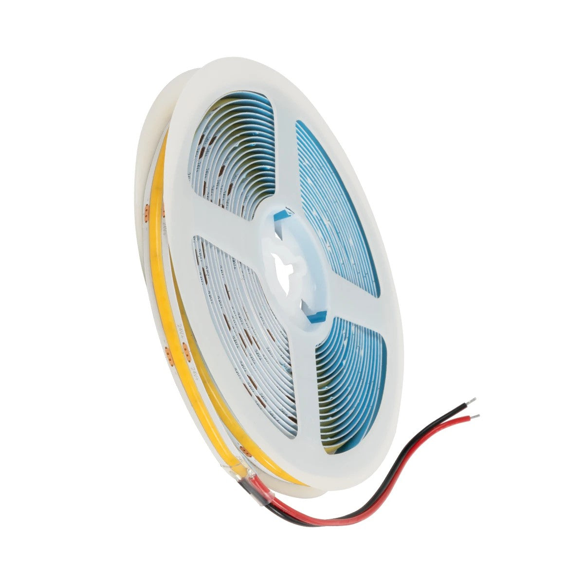 GLOBOSTAR® BEE 70360 Ταινία LED 8W/m 800lm/m 120° DC 24V IP20 320 x COB Chip/m Φυσικό Λευκό 4500K Dimmable - Μ500 x Π0.8 x Υ0.2cm - Ρολό 5 Μέτρων - 5 Χρόνια Εγγύηση - ledmania.gr