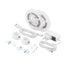 GloboStar® 70401 ΣΕΤ Ταινία LED Κρυφού Φωτισμού Κρεβατιού 2 x 1.2m 6W 600lm 2835 SMD 120° Αδιάβροχη IP65 με Τροφοδοτικό & 2 x Ανιχνευτή Κίνησης 360° Φυσικό Λευκό 4000k - ledmania.gr