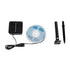 GloboStar® 70420 Αυτόνομο Ηλιακό Φωτοβολταϊκό Σετ με 3m Ταινία LED 180 SMD 2835 Chips 3W 120° IP65 300lm Θερμό Λευκό 3000k - Μ300 x Π0.7 x Υ0.3cm - ledmania.gr
