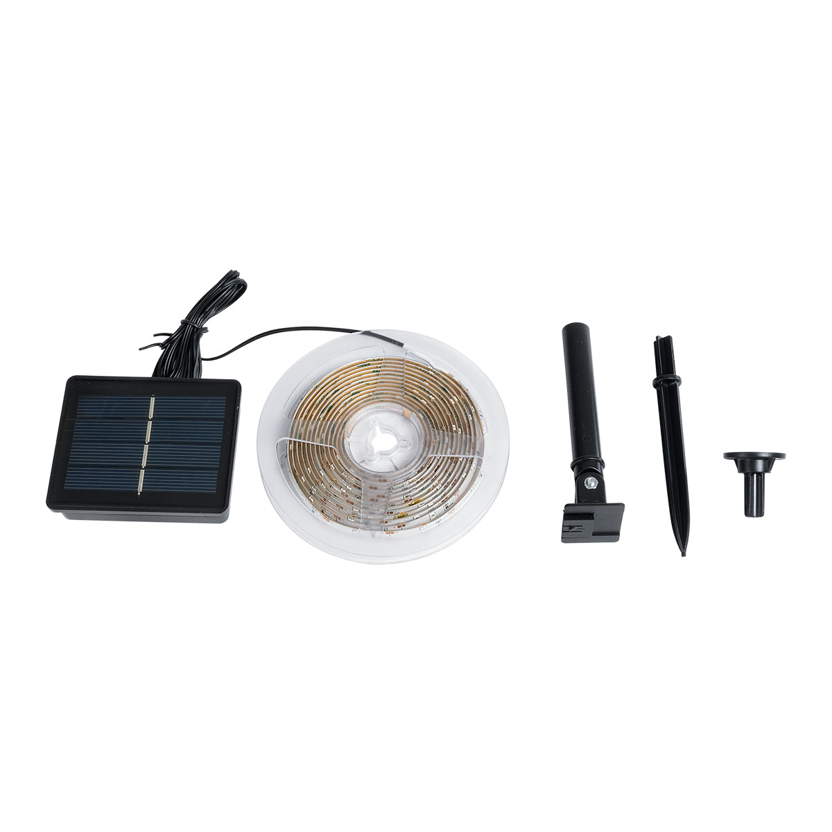 GloboStar® SOLAR LEDSTRIP 70411 Αυτόνομο Ηλιακό Σετ Ταινία LED 3m 3W/3m 90LED 2835 SMD 30lm/m 120° με Ενσωματωμένα Προγράμματα Λειτουργίας - Αδιάβροχο IP65 - RGB - Μ300 x Π0.8 x Υ0.3cm - 2 Χρόνια Εγγύηση - ledmania.gr