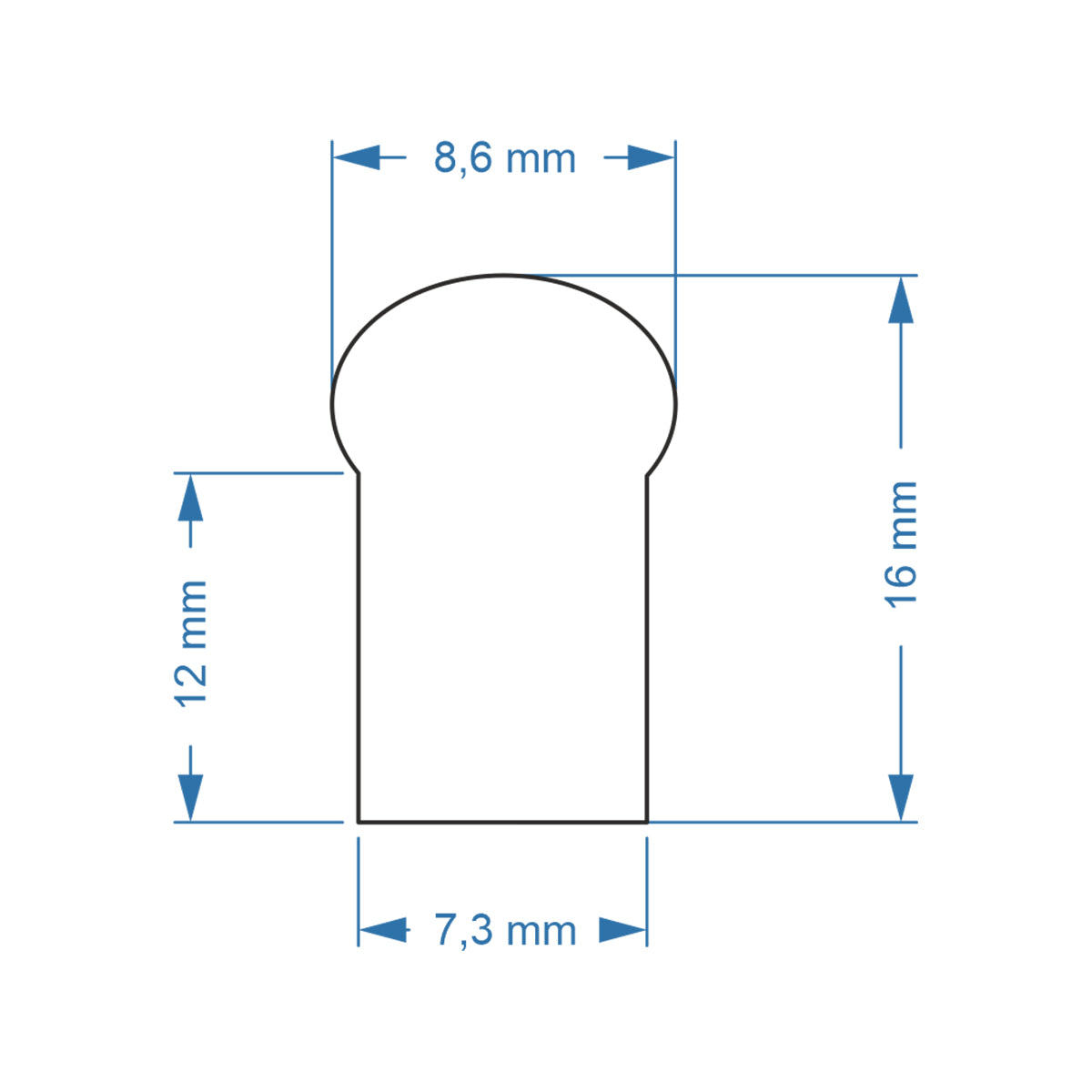 GloboStar® 70563 OVALE 120° Degree Neon Flex Epistar LED SMD 2835 1m 12W/m 120LED/m 1212lm/m 120° DC 24V Αδιάβροχη IP68 Κόκκινο Dimmable - ledmania.gr