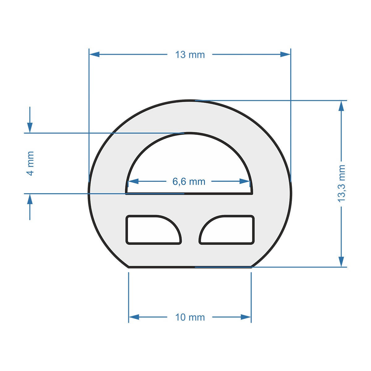 GloboStar® 70592 TUBE 360° Degree Neon Flex Epistar LED SMD 2835 1m 12W/m 120LED/m 1248lm/m 360° DC 230V Αδιάβροχη IP68 Θερμό Λευκό 3000K Dimmable - ledmania.gr