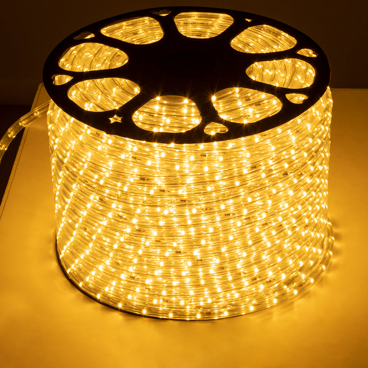 GloboStar® 70602 Φωτοσωλήνας LED DIODE 1m 3.9W/m 36LED/m 156lm/m 360° DC 230V Αδιάβροχος IP68 Θερμό Λευκό 3000K Dimmable - ledmania.gr