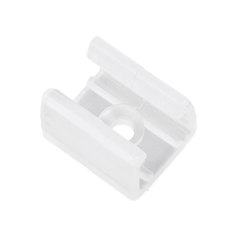 GloboStar® 70622 Πλαστική Βάση Στήριξης PVC για όλες τις OVALE 120° Degree Neon Flex LED DC 24V & DC 230V - ledmania.gr