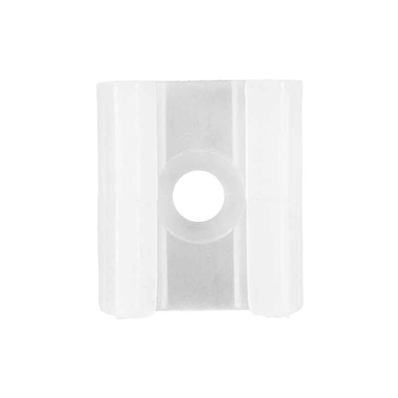 GloboStar® 70622 Πλαστική Βάση Στήριξης PVC για όλες τις OVALE 120° Degree Neon Flex LED DC 24V & DC 230V - ledmania.gr