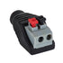 GLOBOSTAR® STRIPDC 70678 Ταχυσύνδεσμος DC Jack 5.5x2.1mm Θηλυκός σε Πατητή Κλέμα IP20 - Μαύρο - Μ4.1 x Π1.5 x Υ2cm