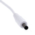 GLOBOSTAR® STRIPDC 70681 Ταχυσύνδεσμος DC Jack 5.5x2.1mm Θηλυκός σε Αρσενικό με Διακόπτη On/Off IP20 - Λευκό - Μ185 x Π1.9 x Υ1.5cm
