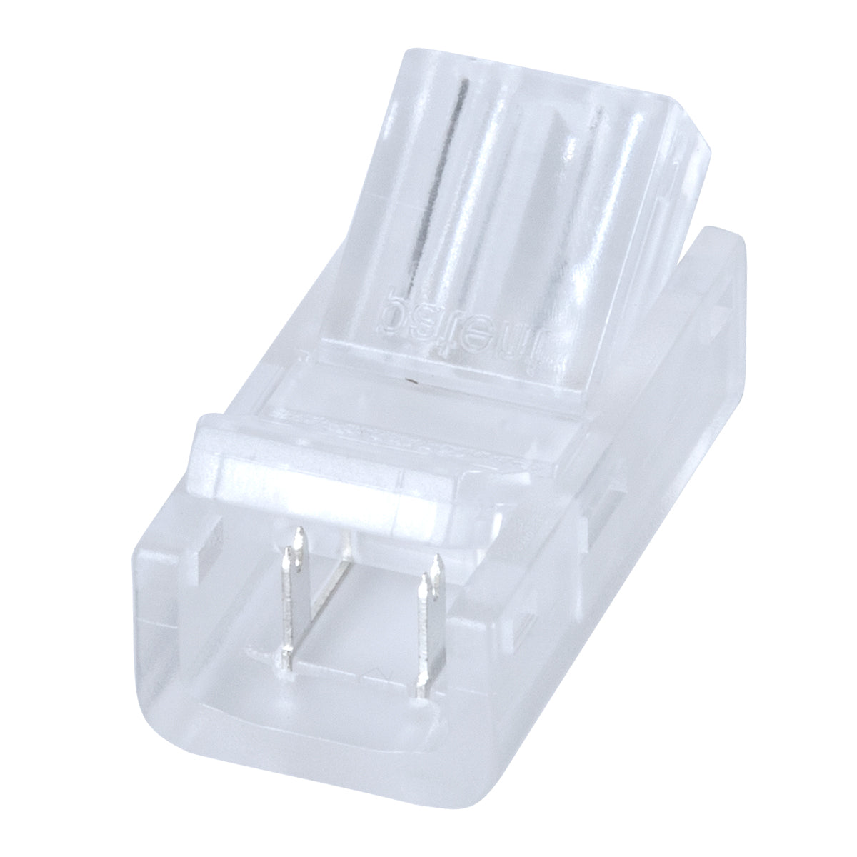 GloboStar® 70684 Ενωτικός Σύνδεσμος για Μονόχρωμη Ταινία LED 8mm 2 PIN σε Καλώδιο Τροφοδοσίας Ατερμάτιστο 2 PIN Μ2 x Π1.1 x Υ0.7cm Διάφανο - ledmania.gr