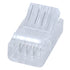 GloboStar® 70688 Ενωτικός Σύνδεσμος για Πολύχρωμη Ταινία LED 10mm 4 PIN σε Καλώδιο Τροφοδοσίας Ατερμάτιστο 4 PIN Μ2.1 x Π1.3 x Υ0.7cm Διάφανο - ledmania.gr