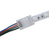 GloboStar® 70688 Ενωτικός Σύνδεσμος για Πολύχρωμη Ταινία LED 10mm 4 PIN σε Καλώδιο Τροφοδοσίας Ατερμάτιστο 4 PIN Μ2.1 x Π1.3 x Υ0.7cm Διάφανο - ledmania.gr