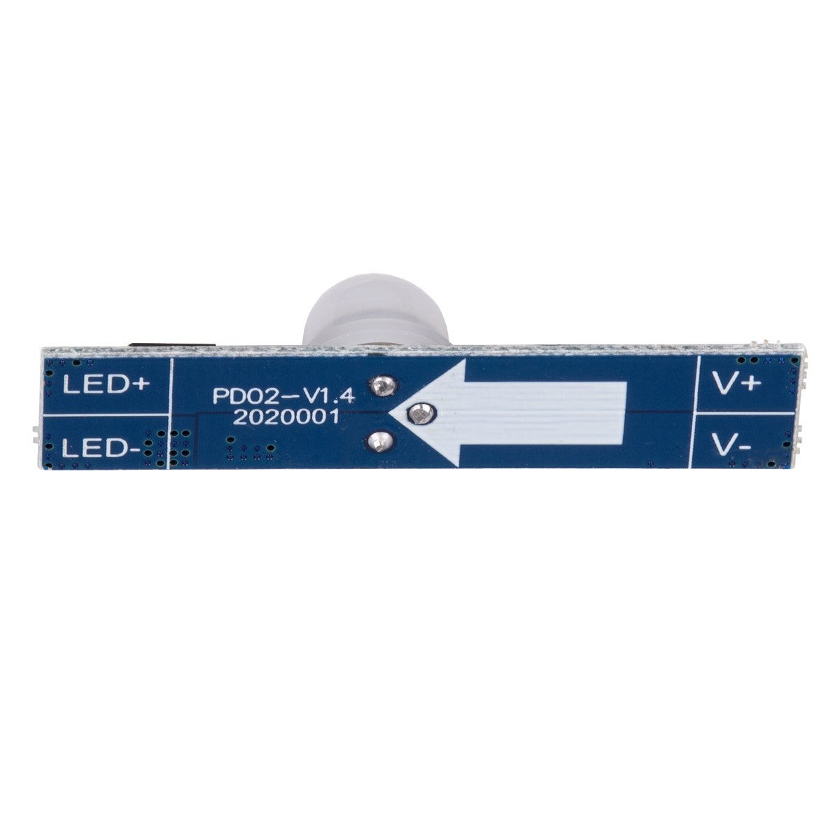 GLOBOSTAR® SENSORA 70697 Ανιχνευτής PIR / Αισθητήρας Κίνησης Ειδικός για Προφίλ Αλουμινίου 180° DC 5-24V 6A 144W Max IP20 - Μ4.9 x Π1 x Υ1.2cm - 2 Χρόνια Εγγύηση
