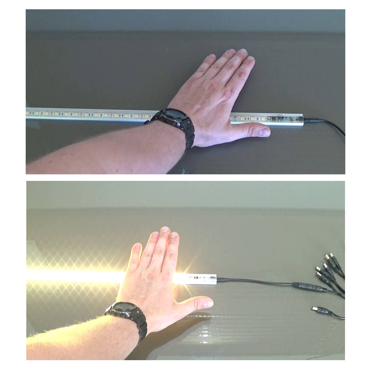 GLOBOSTAR® SENSORA 70698 Ανιχνευτής / Αισθητήρας Κίνησης Χεριού Ειδικός για Προφίλ Αλουμινίου DC 5-24V 6A 144W Max IP20 - Μ4.9 x Π1 x Υ0.7cm - 2 Χρόνια Εγγύηση - ledmania.gr