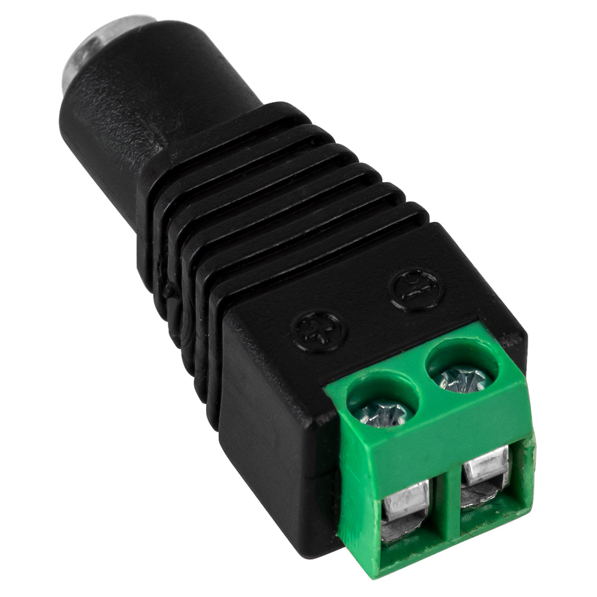 GloboStar® 70703 Βύσμα Τροφοδοσίας DC Θηλυκό - Female Jack Connector σε Κλέμα 5.5 x 2.1mm - ledmania.gr