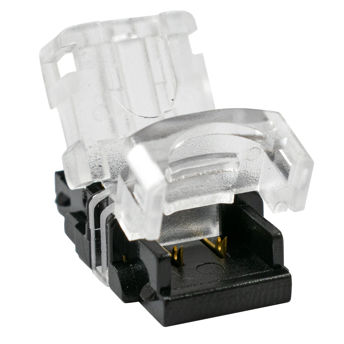 GloboStar® 70716 Αδιάβροχος Ταχυσύνδεσμος Ένωσης IP65 - Strip To Cable Connector για Ένωση 1 x Μονόχρωμης Αδιάβροχης Ταινίας LED Πλάτους 8mm με 1 x Καλώδιο Τροφοδοσίας - ledmania.gr