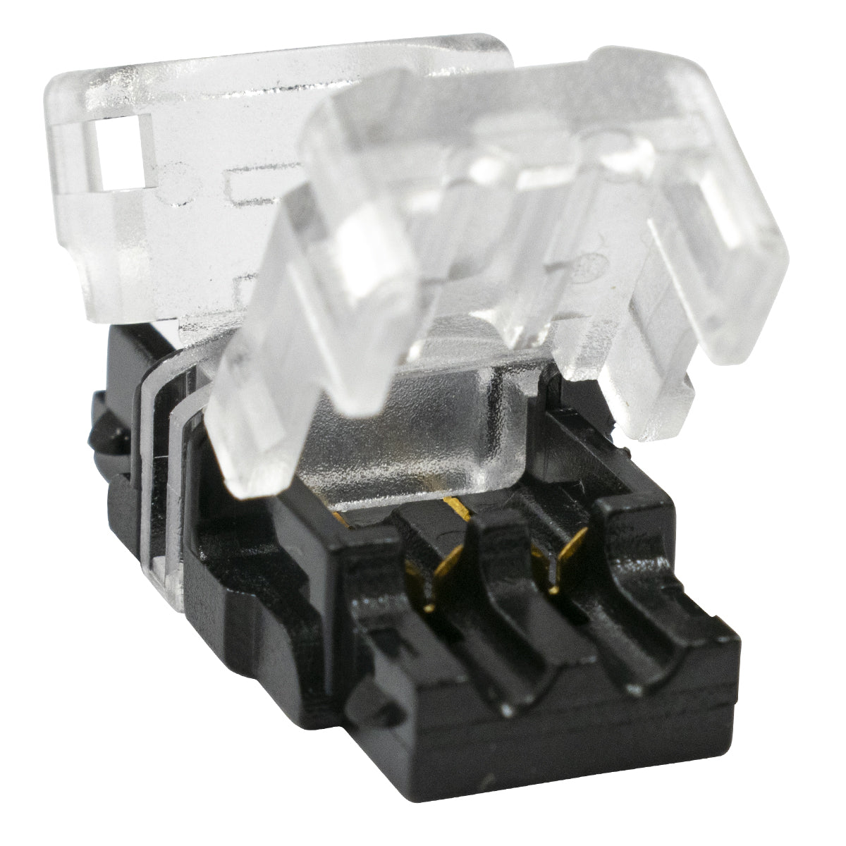 GloboStar® 70716 Αδιάβροχος Ταχυσύνδεσμος Ένωσης IP65 - Strip To Cable Connector για Ένωση 1 x Μονόχρωμης Αδιάβροχης Ταινίας LED Πλάτους 8mm με 1 x Καλώδιο Τροφοδοσίας - ledmania.gr
