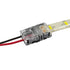 GloboStar® 70716 Αδιάβροχος Ταχυσύνδεσμος Ένωσης IP65 - Strip To Cable Connector για Ένωση 1 x Μονόχρωμης Αδιάβροχης Ταινίας LED Πλάτους 8mm με 1 x Καλώδιο Τροφοδοσίας - ledmania.gr