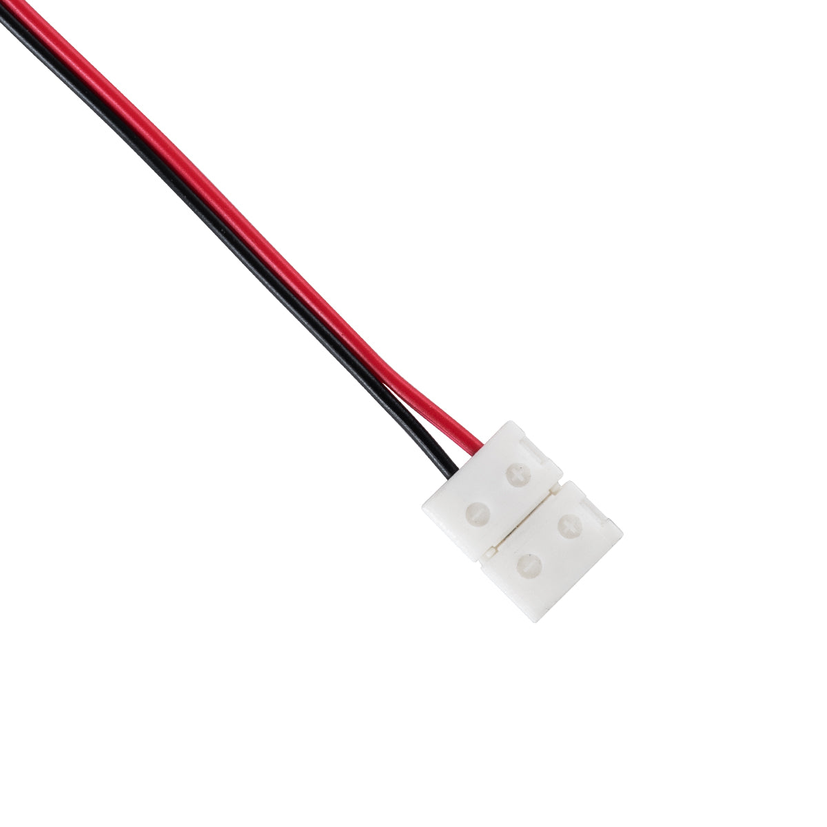 GLOBOSTAR® STRIPCON 70728 Ταχυσύνδεσμος για Μονόχρωμη Ταινία LED 8mm σε 8mm Σύνδεσμο IP20 - Λευκό - Μ16 x Π1.2 x Υ0.3cm