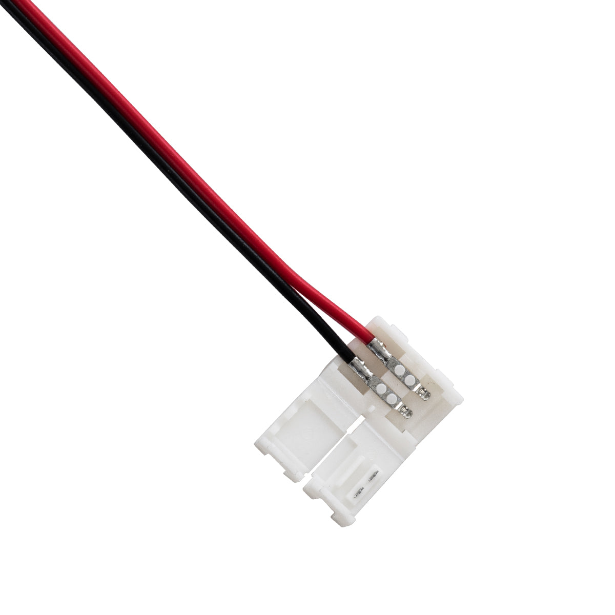 GLOBOSTAR® STRIPCON 70728 Ταχυσύνδεσμος για Μονόχρωμη Ταινία LED 8mm σε 8mm Σύνδεσμο IP20 - Λευκό - Μ16 x Π1.2 x Υ0.3cm