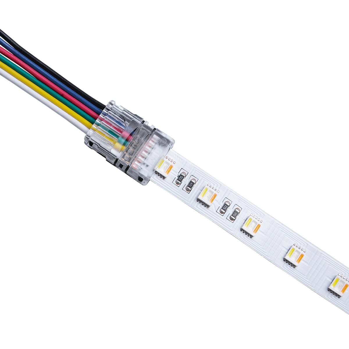 GloboStar® 70738 Εύκαμπτο Πλακέ Καλώδιο 1m RGB+CCT 6 x 0.25mm² - ledmania.gr