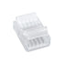 GloboStar® 70757 Ενωτικός Σύνδεσμος για Πολύχρωμη Ταινία LED RGBW 12mm 6 PIN σε Πολύχρωμη Ταινία LED RGBW 12mm 5 PIN Μ2.5 x Π1.5 x Υ1cm Διάφανο - ledmania.gr