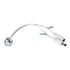 GLOBOSTAR® BUTTON 70790 Φωτιζόμενος Χωνευτός Διακόπτης Αφής On/Off & Push Dimming LED DC 12-24V 1 x 4A 96W Max IP20 Ψυχρό Λευκό 6000K - Μ2 x Π2 x Υ1.2cm - 2 Χρόνια Εγγύηση
