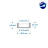 GLOBOSTAR® ALP-LINEAR ALPINA 70801-1M Επιφανειακό Προφίλ Αλουμινίου με Λευκό Γαλακτερό Συρόμενο Κάλυμμα για Ταινίες LED IP20 - Ασημί & Λευκό - Μ100 x Π1.6 x Υ0.6cm