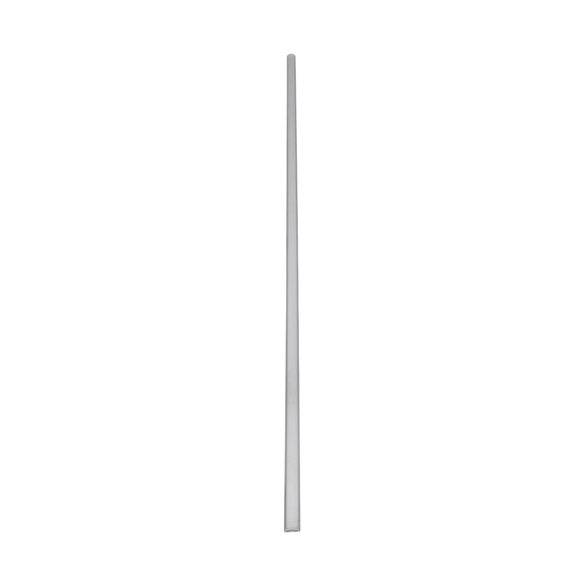 GLOBOSTAR® ALP-LINEAR CURBARIO 70802-1M Επιφανειακό Εύκαμπτο Προφίλ Αλουμινίου με Λευκό Γαλακτερό Πατητό Κάλυμμα για Ταινίες LED IP20 - Ασημί & Λευκό - Μ100 x Π1.8 x Υ0.5cm - ledmania.gr