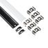 GloboStar® CURVED-PROFILE 70804-3M Προφίλ Αλουμινίου - Βάση & Ψύκτρα Ταινίας LED με Λευκό Γαλακτερό Κάλυμμα - Επιφανειακή Χρήση - Εύκαμπτο με Δυνατότητα Κυρτής Τοποθέτησης - Πατητό Κάλυμμα - Μαύρο - 3 Μέτρα - Πακέτο 5 Τεμαχίων - Μ300 x Π1.8 x Υ0.5cm - ledmania.gr