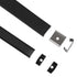 GLOBOSTAR® ALP-LINEAR SURFABO 70806-1M Επιφανειακό Προφίλ Αλουμινίου με Μαύρο Φιμέ Πατητό Κάλυμμα για Ταινίες LED IP20 - Μαύρο & Λευκό - Μ100 x Π1.6 x Υ0.7cm - ledmania.gr