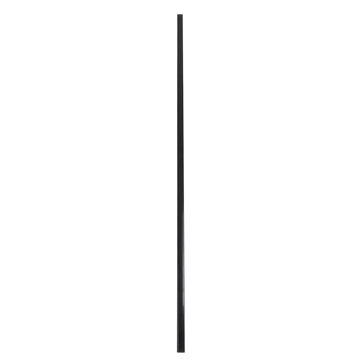 GLOBOSTAR® ALP-LINEAR SURFABO 70806-2M Επιφανειακό Προφίλ Αλουμινίου με Μαύρο Φιμέ Πατητό Κάλυμμα για Ταινίες LED IP20 - Μαύρο - Μ200 x Π1.6 x Υ0.7cm - Πακέτο 5 Τεμαχίων