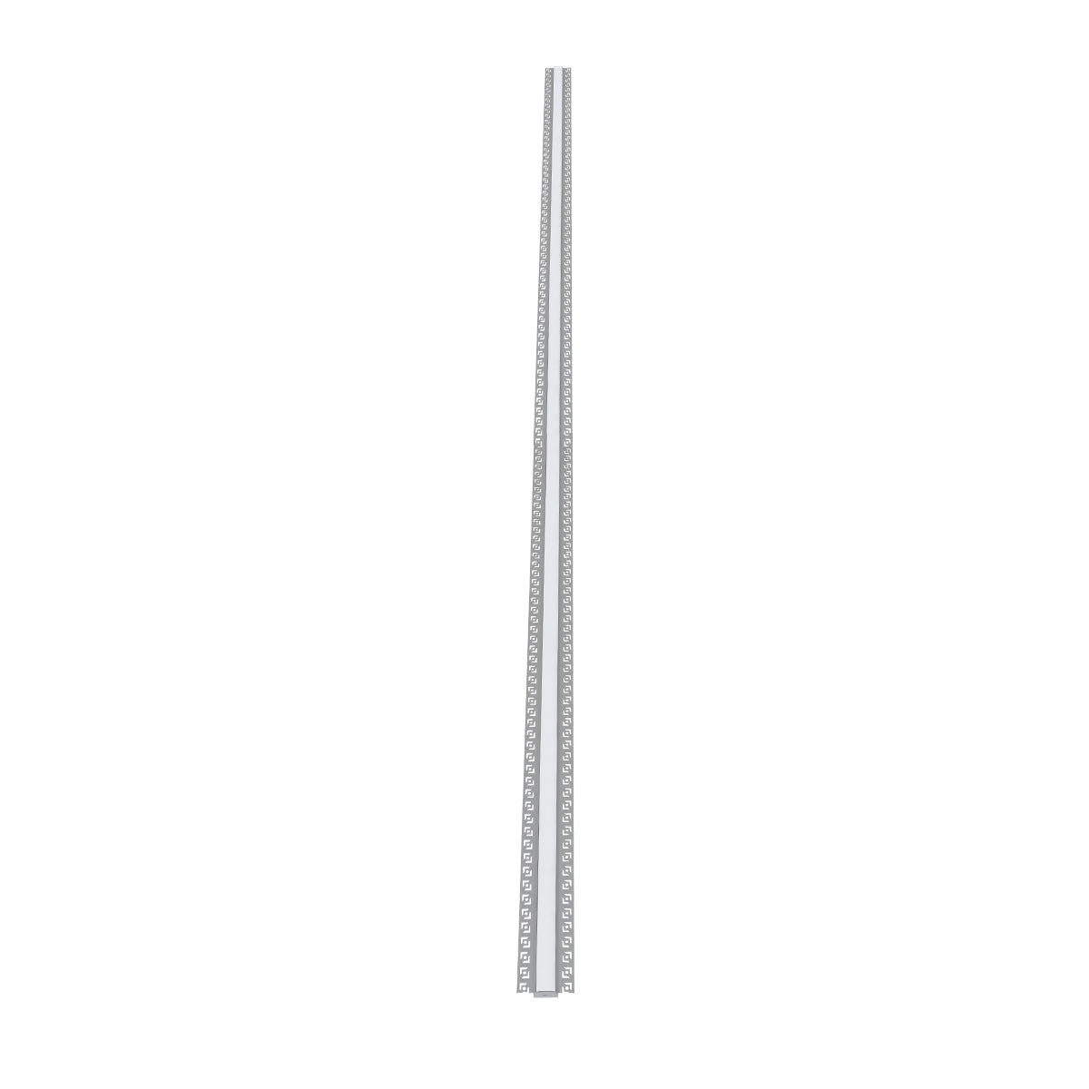 GLOBOSTAR® ALP-PLASTERIN GYPSO 70819-2M Χωνευτό Προφίλ Αλουμινίου Ειδικό για Γυψοσανίδα με Λευκό Γαλακτερό Πατητό Κάλυμμα για Ταινίες LED IP20 - Ασημί & Λευκό - Μ200 x Π6.7 x Υ1.3cm - Πακέτο 5 Τεμαχίων - ledmania.gr