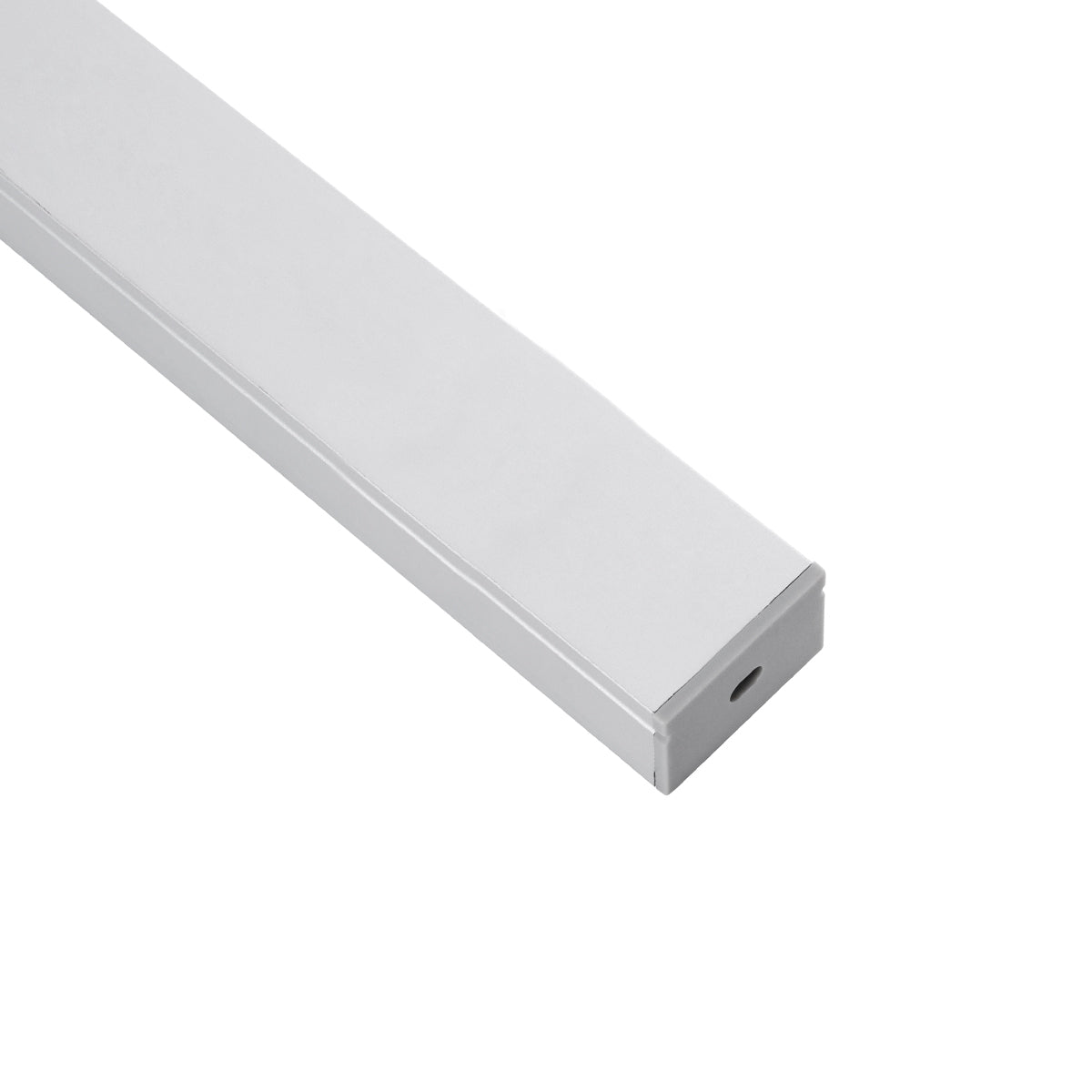 GloboStar® SURFACE-PROFILE 70824-3M Προφίλ Αλουμινίου - Βάση & Ψύκτρα Ταινίας LED με Λευκό Γαλακτερό Κάλυμμα - Επιφανειακή Χρήση - Πατητό Κάλυμμα - Ασημί - 3 Μέτρα - Πακέτο 5 Τεμαχίων - Μ300 x Π3 x Υ2cm - ledmania.gr