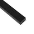 GLOBOSTAR® ALP-LINEAR VEXTA 70825-1M Επιφανειακό Προφίλ Αλουμινίου με Λευκό Γαλακτερό Πατητό Κάλυμμα για Ταινίες LED IP20 - Μαύρο & Λευκό - Μ100 x Π3 x Υ2cm - ledmania.gr