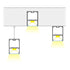 GloboStar® SURFACEPENDANT-PROFILE 70827-1M Προφίλ Αλουμινίου - Βάση & Ψύκτρα Ταινίας LED με Λευκό Γαλακτερό Κάλυμμα - Επιφανειακή & Κρεμαστή Χρήση - Πατητό Κάλυμμα - Λευκό - 1 Μέτρο - Μ100 x Π5 x Υ7cm - ledmania.gr