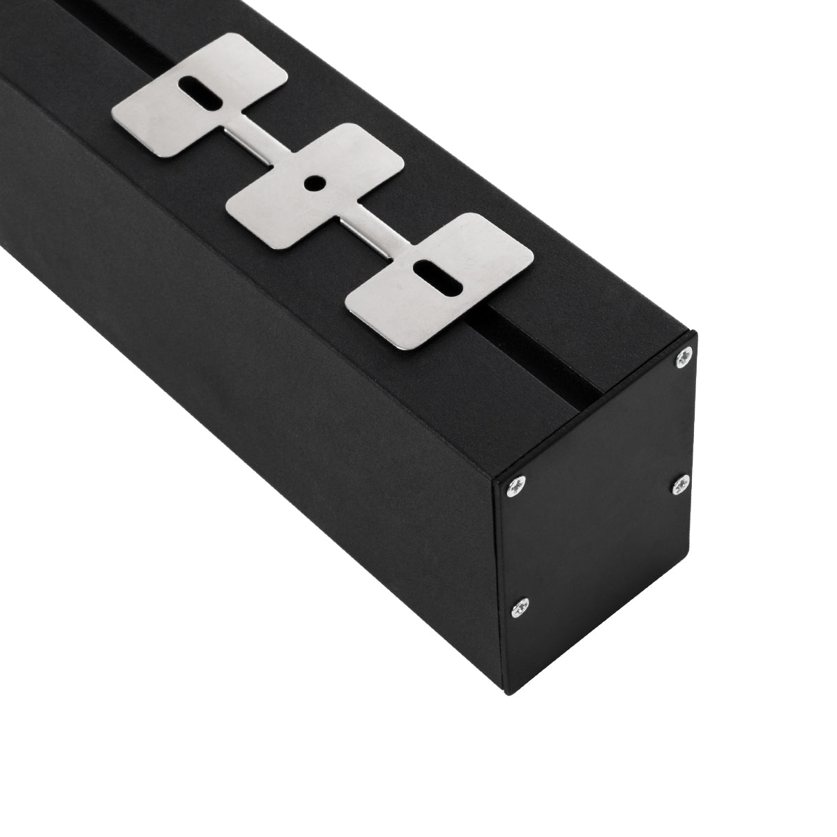 GloboStar® SURFACEPENDANT-PROFILE 70828-1M Προφίλ Αλουμινίου - Βάση & Ψύκτρα Ταινίας LED με Λευκό Γαλακτερό Κάλυμμα - Επιφανειακή & Κρεμαστή Χρήση - Πατητό Κάλυμμα - Μαύρο - 1 Μέτρο - Μ100 x Π5 x Υ7cm - ledmania.gr