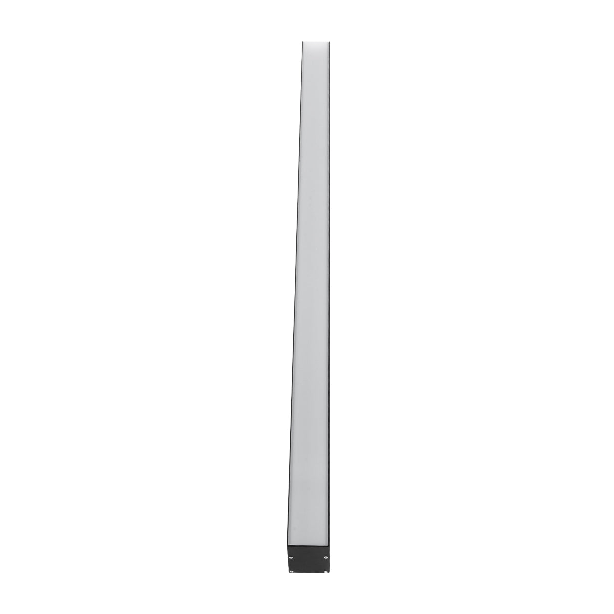 GloboStar® SURFACEPENDANT-PROFILE 70828-1M Προφίλ Αλουμινίου - Βάση & Ψύκτρα Ταινίας LED με Λευκό Γαλακτερό Κάλυμμα - Επιφανειακή & Κρεμαστή Χρήση - Πατητό Κάλυμμα - Μαύρο - 1 Μέτρο - Μ100 x Π5 x Υ7cm - ledmania.gr